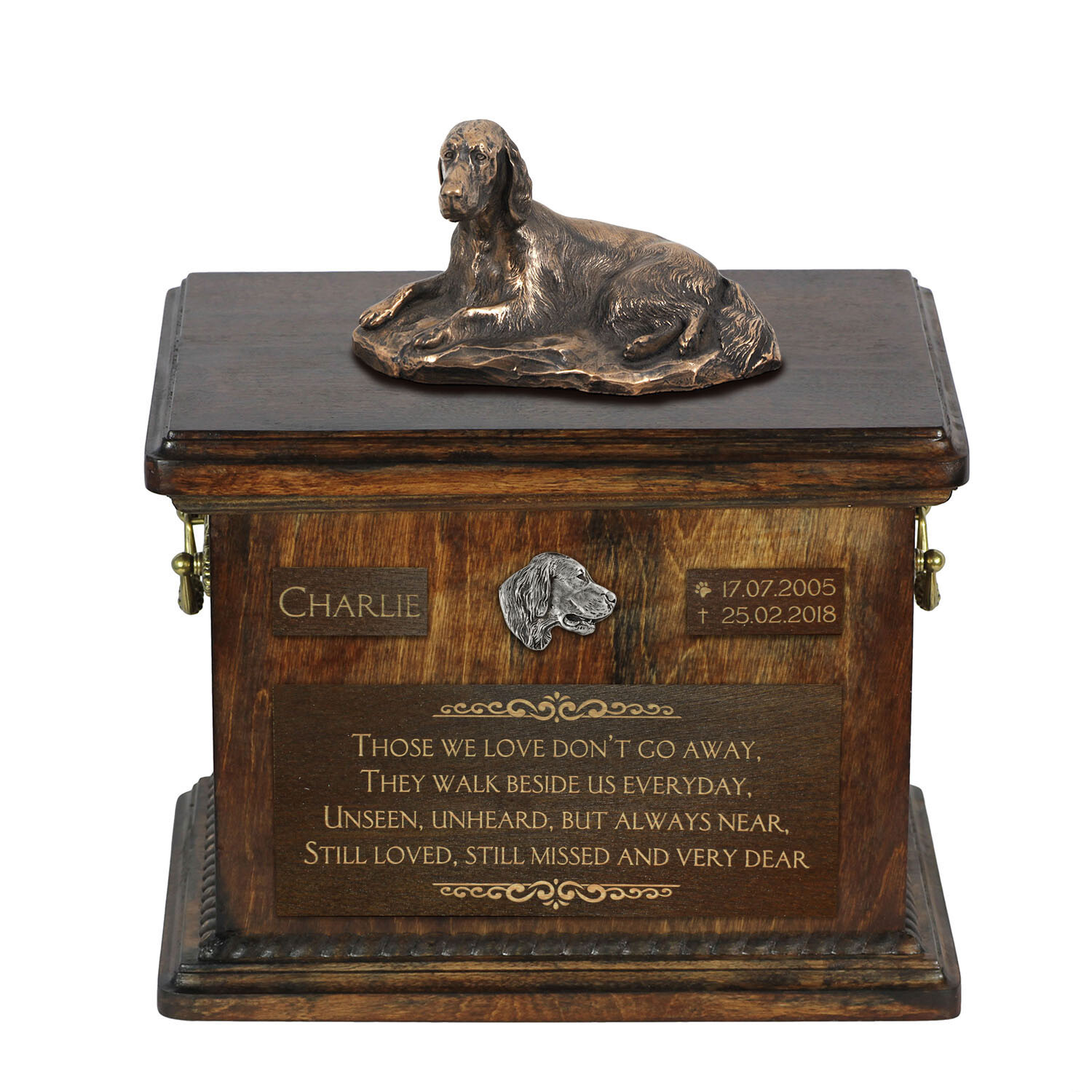 English Setter Dog Picture And Sign Art-Dog