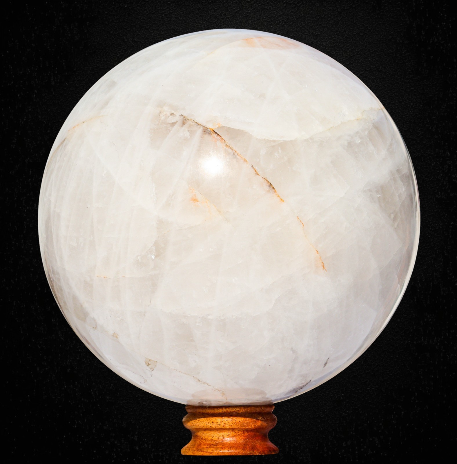 280MM Petalite Quartz Healing Crystal Ball Chakra Balance Energy Gemstone Sphere
