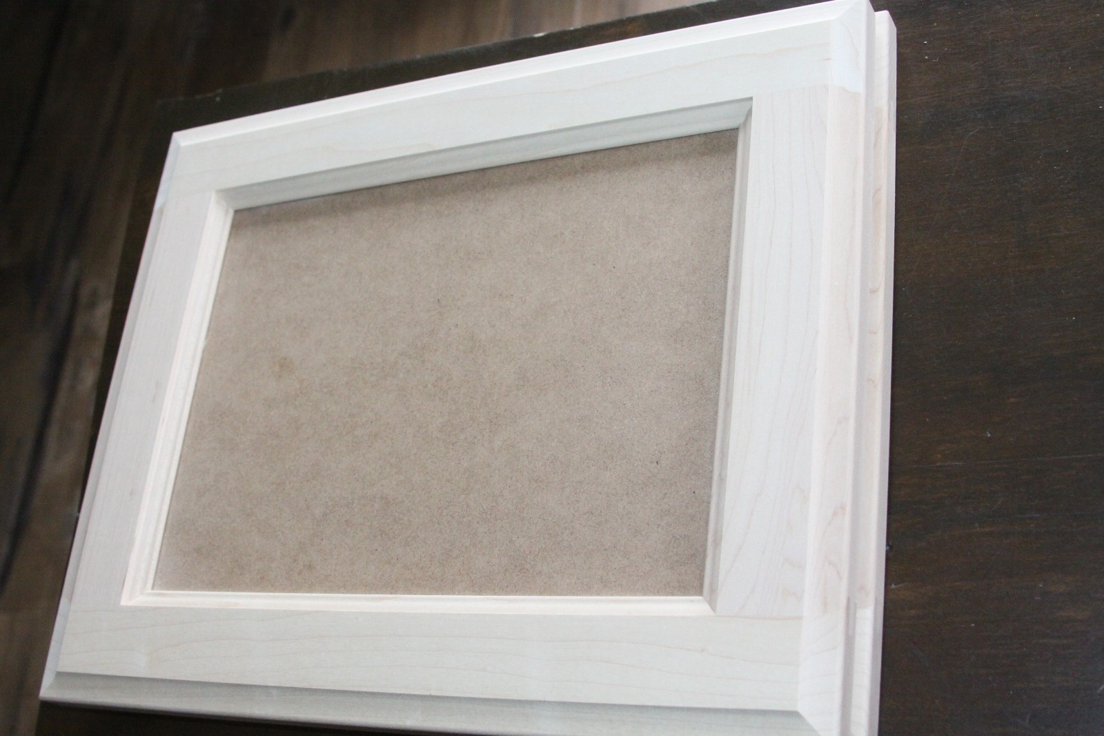 Unfinished Wood Cabinet Door Panel Raised 12 1/2 x 11 1/2 Paint Grade