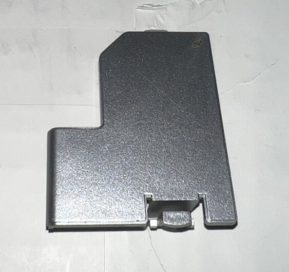 Nintendo Gamecube OEM Serial Port 2 Plate Cover Silver Replacement