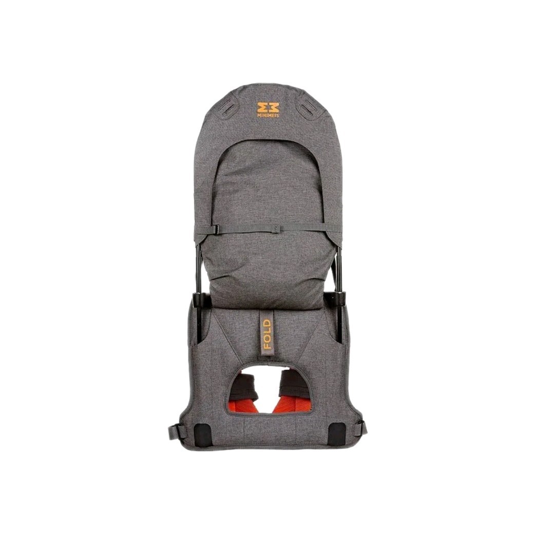 Minimeis G4 Foldable Baby/Child/Toddler Shoulder Carrier Grey/Orange + Shade