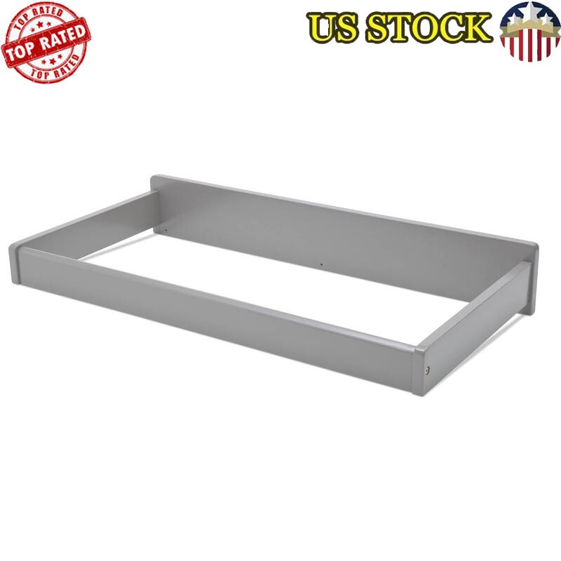 Flat Changing Topper Dressers Convenient Secure Changing Area Nursery Use Gray