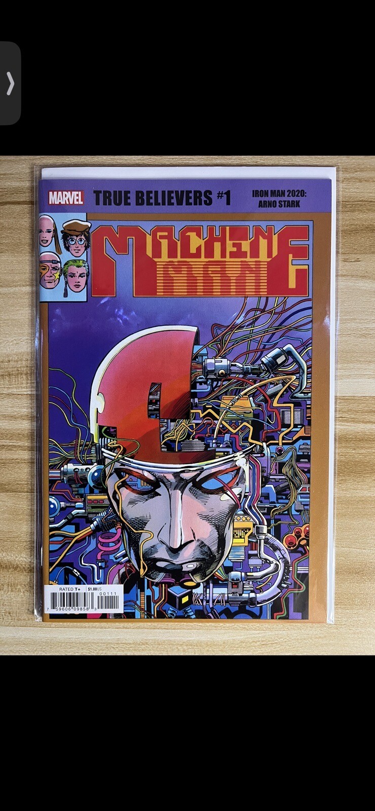 Machine Man #2 Reprint Marvel Comics True Believers #1 Iron Man 2020 Arno Stark