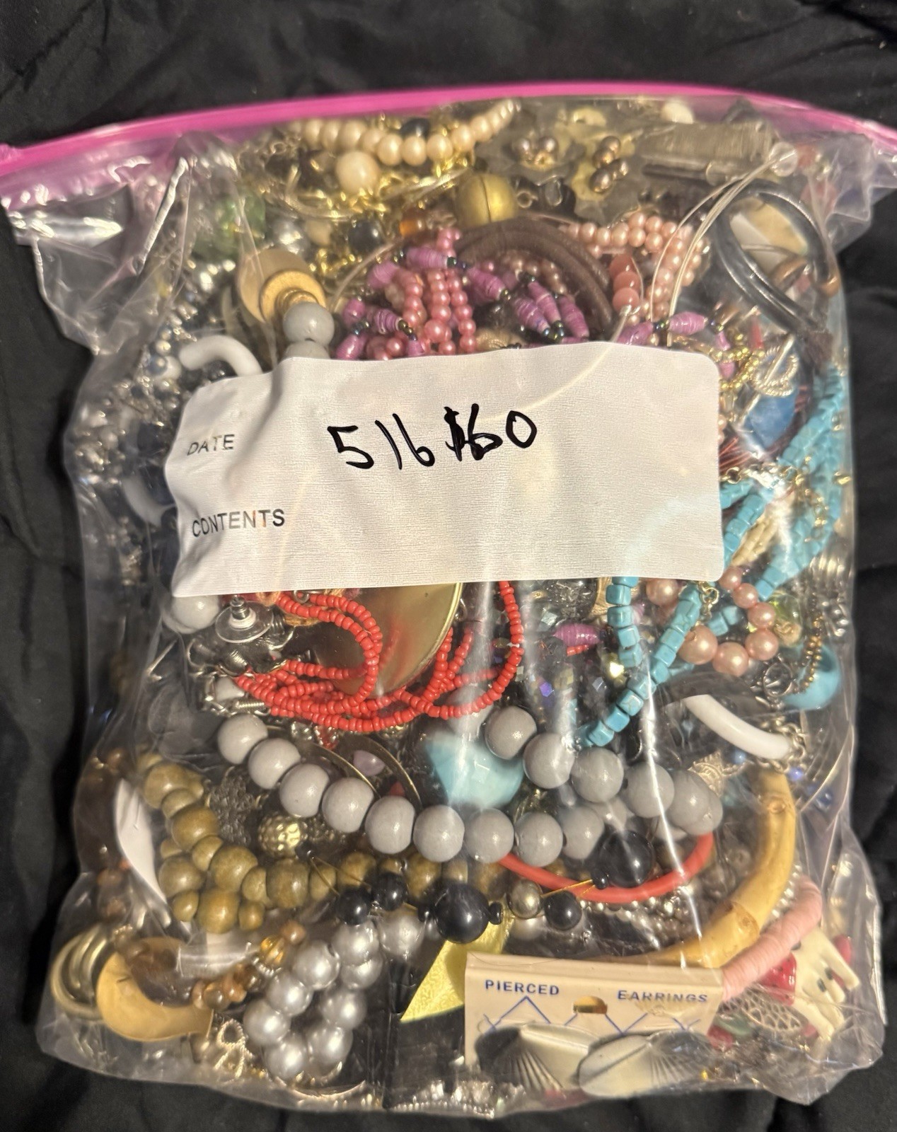 5LB Mystery Bag Of Mixed Jewelry All Wearable/Resell-able Some Are New With Tag