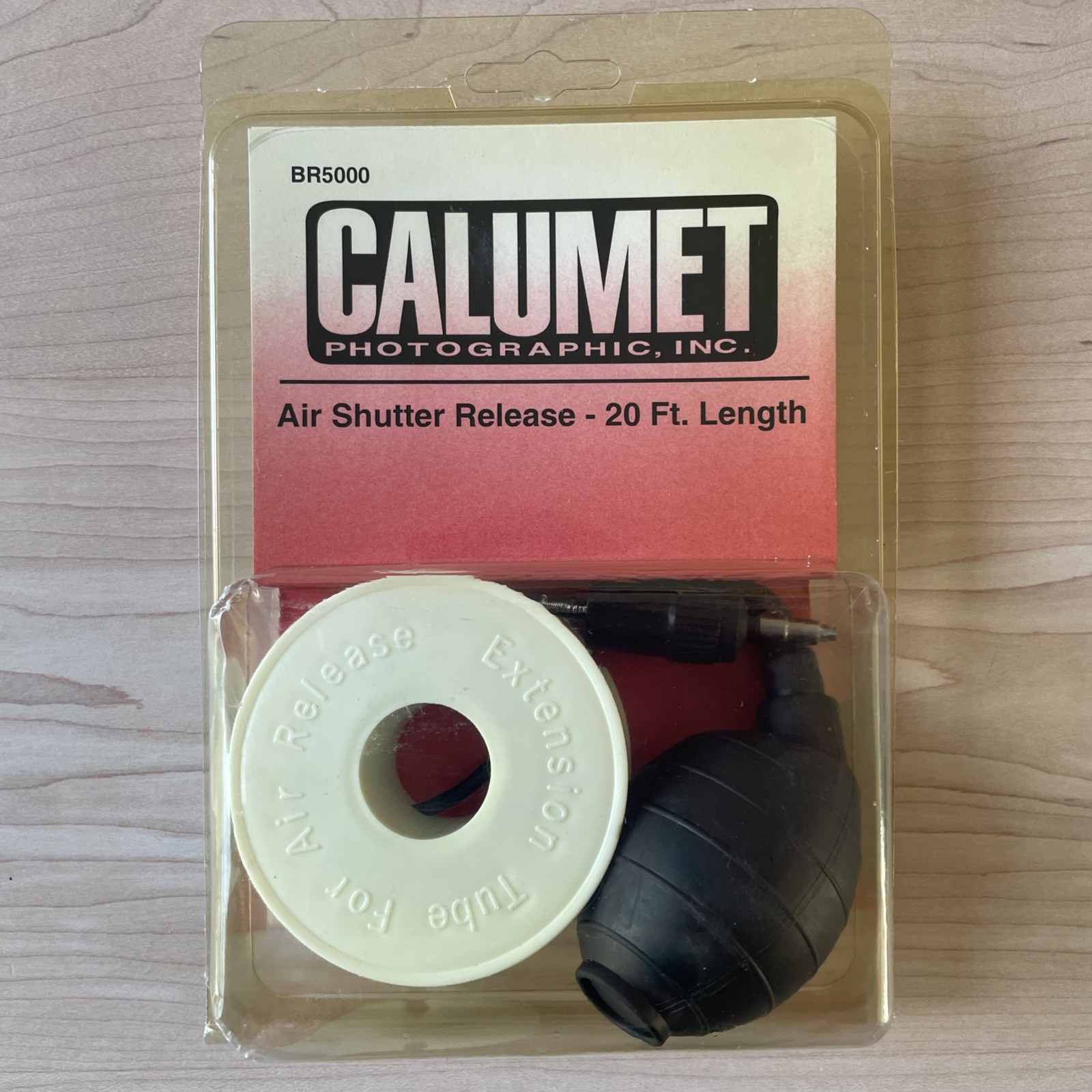 Vintage Calumet 20' Ft. Air Shutter Release Photo Camera Accessory NEW BR5000 1