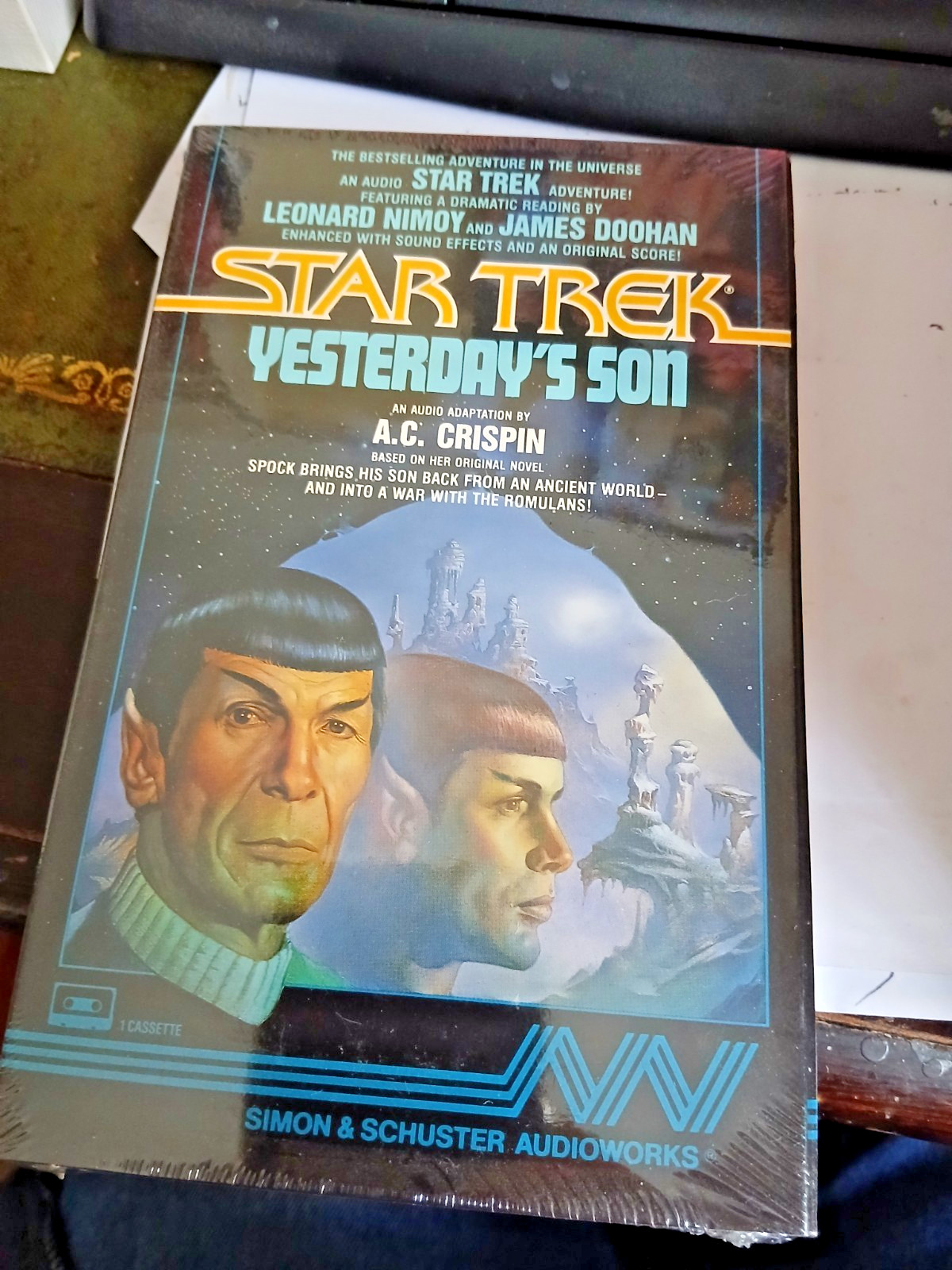 Star Trek Yesterday's Son CASSETTE TAPE audiobook LEONARD NIMOY Doohan sealed