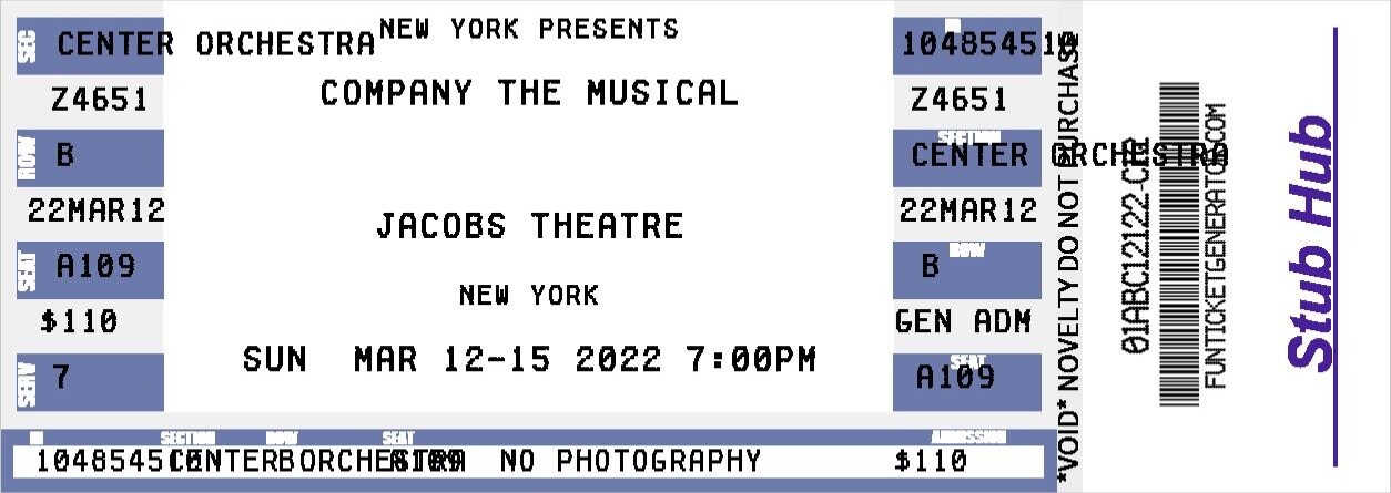 Company The Musical (New York)