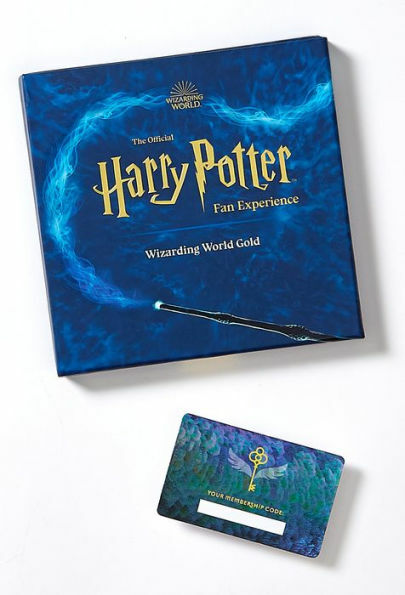 The Official Harry Potter Fan Experience: Wizarding World Gold Gift Box New