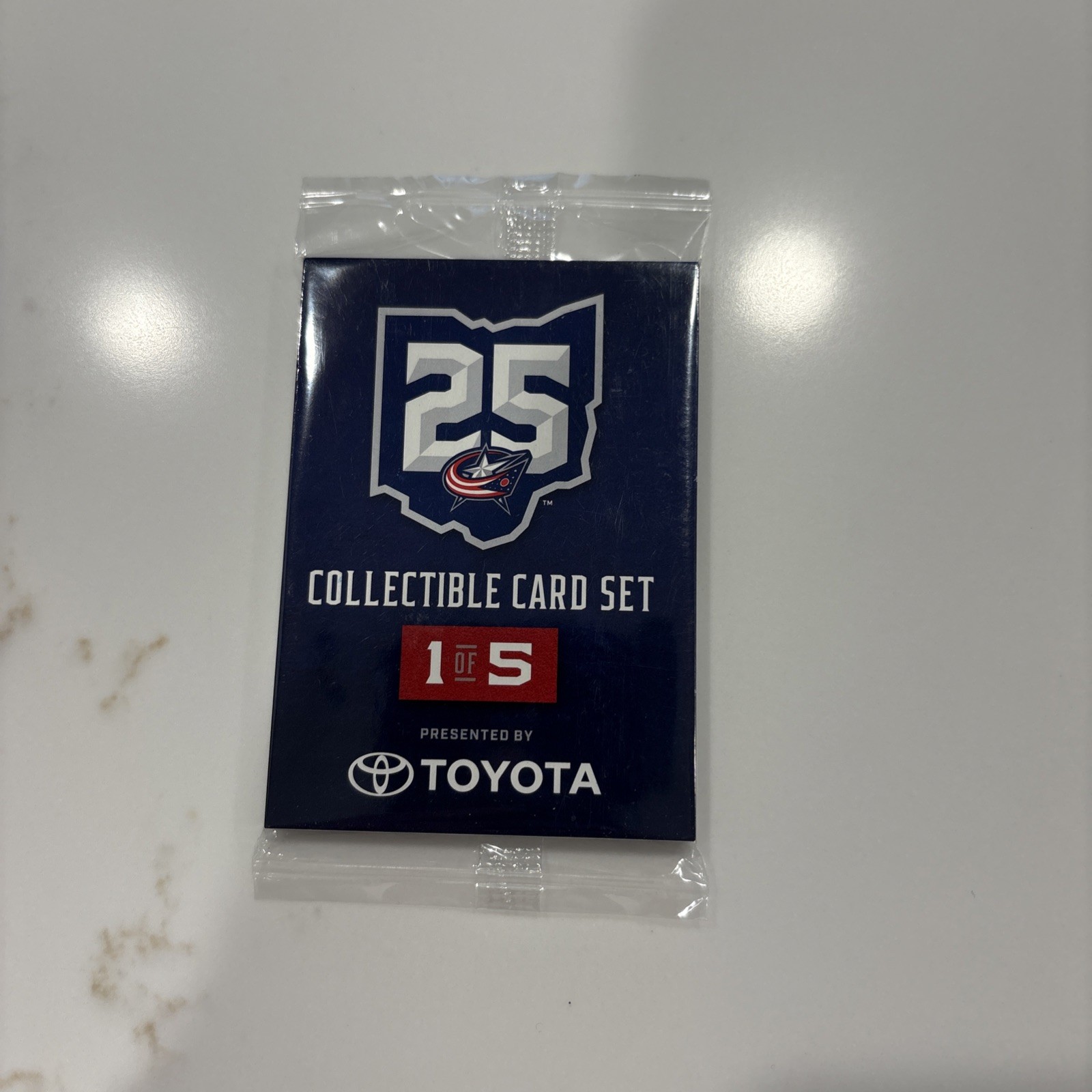 Columbus Blue Jackets 25th Anniversary Upper Deck Set 1 Of 5