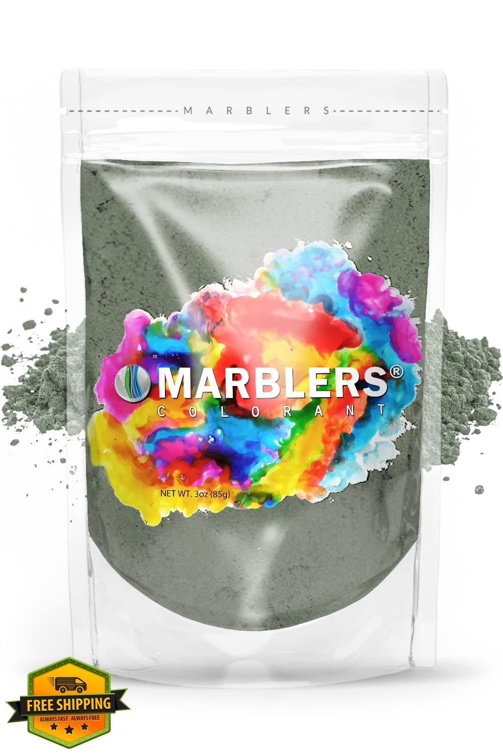MARBLERS Green Mica Powder Khaki 3oz Cosmetic Grade Resin Pigment