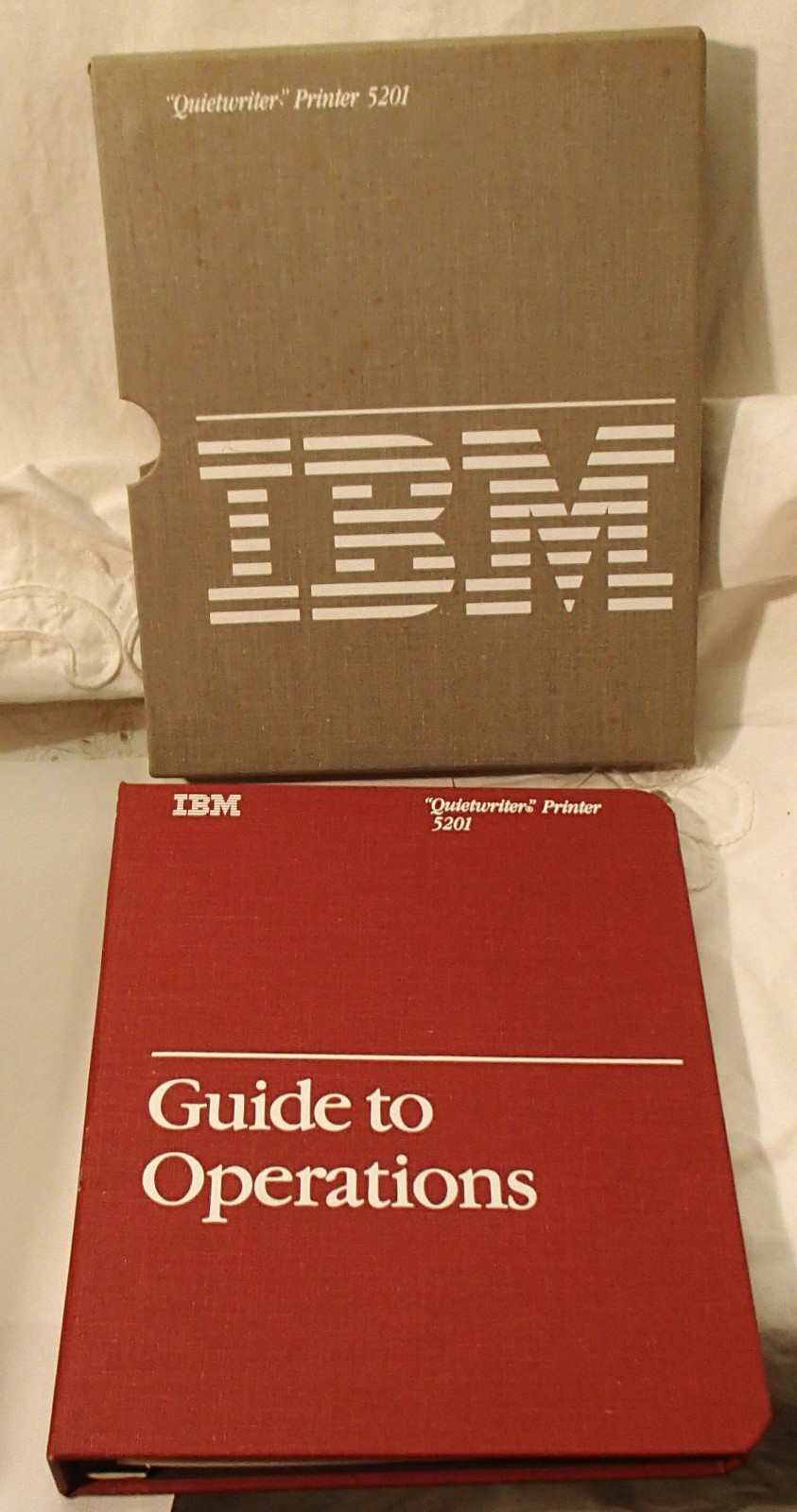 IBM Quietwriter Printer 5201 Guide to Operations Manual Vintage PC Book