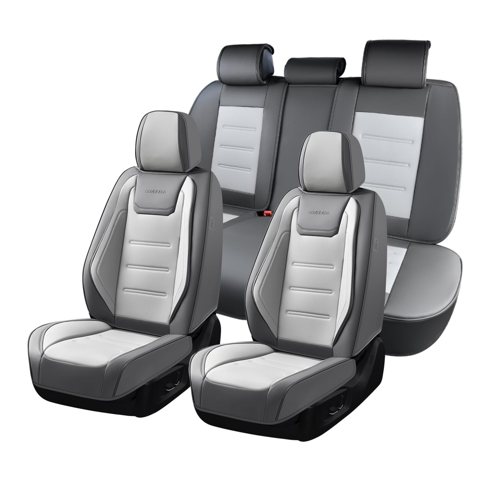 Car Seat Covers Full Set, Seat Covers for Cars, Front Seat Covers and Back Se...