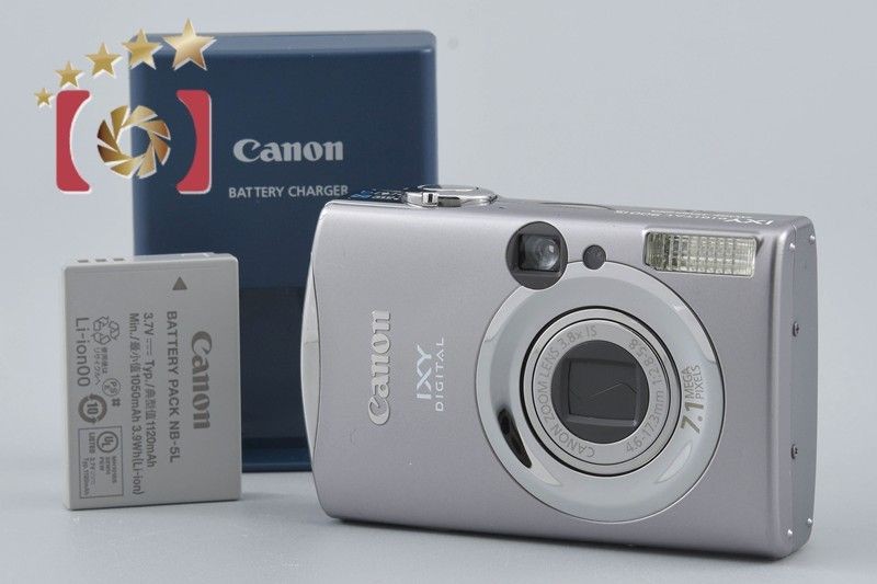 Canon IXY Digital 900 IS Silver Compact Digital Camera Used Condition