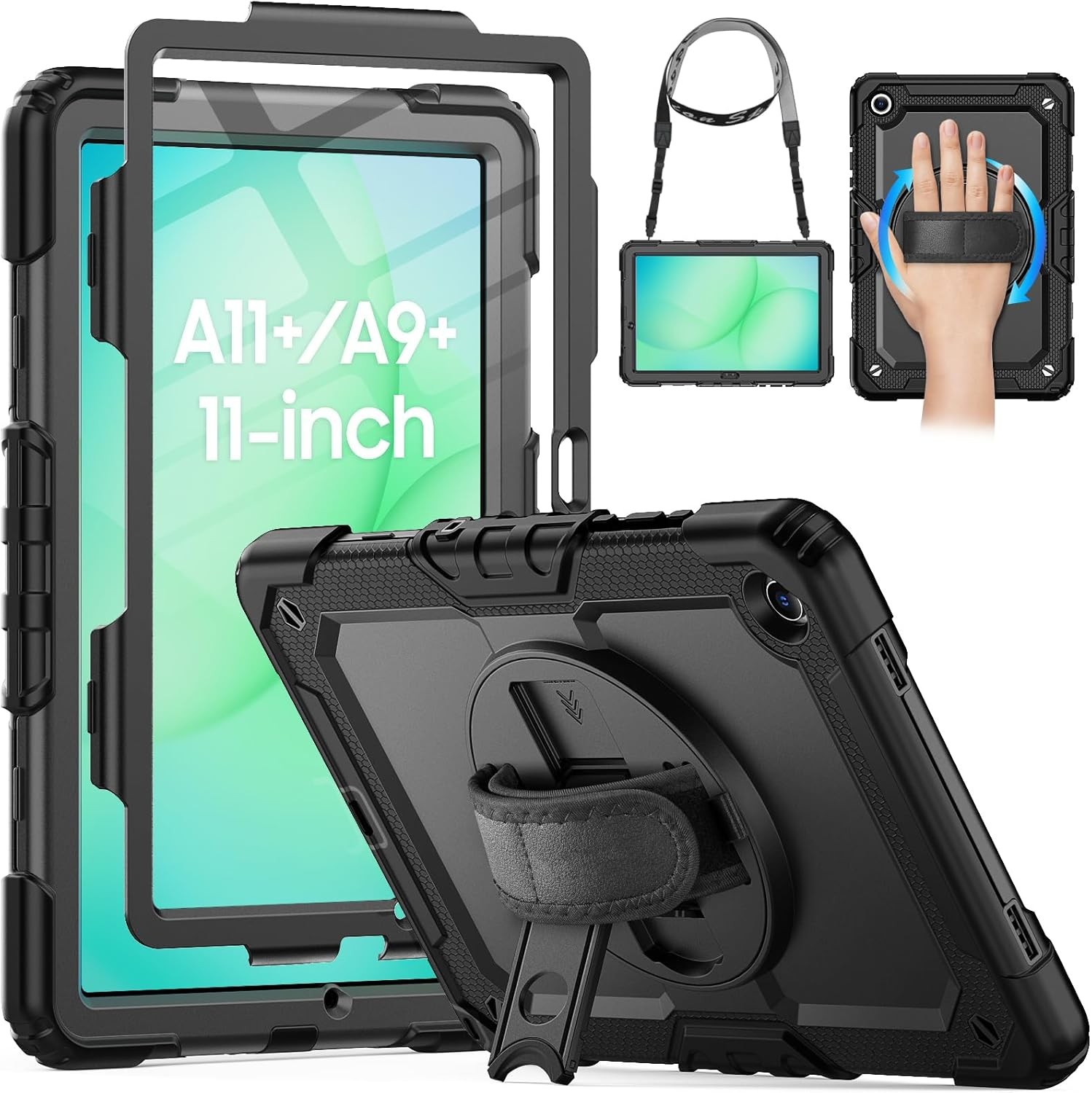 Case for Samsung Galaxy Tab A11+ Plus 11 Inch, Sturdy Shockproof with Pen Holder