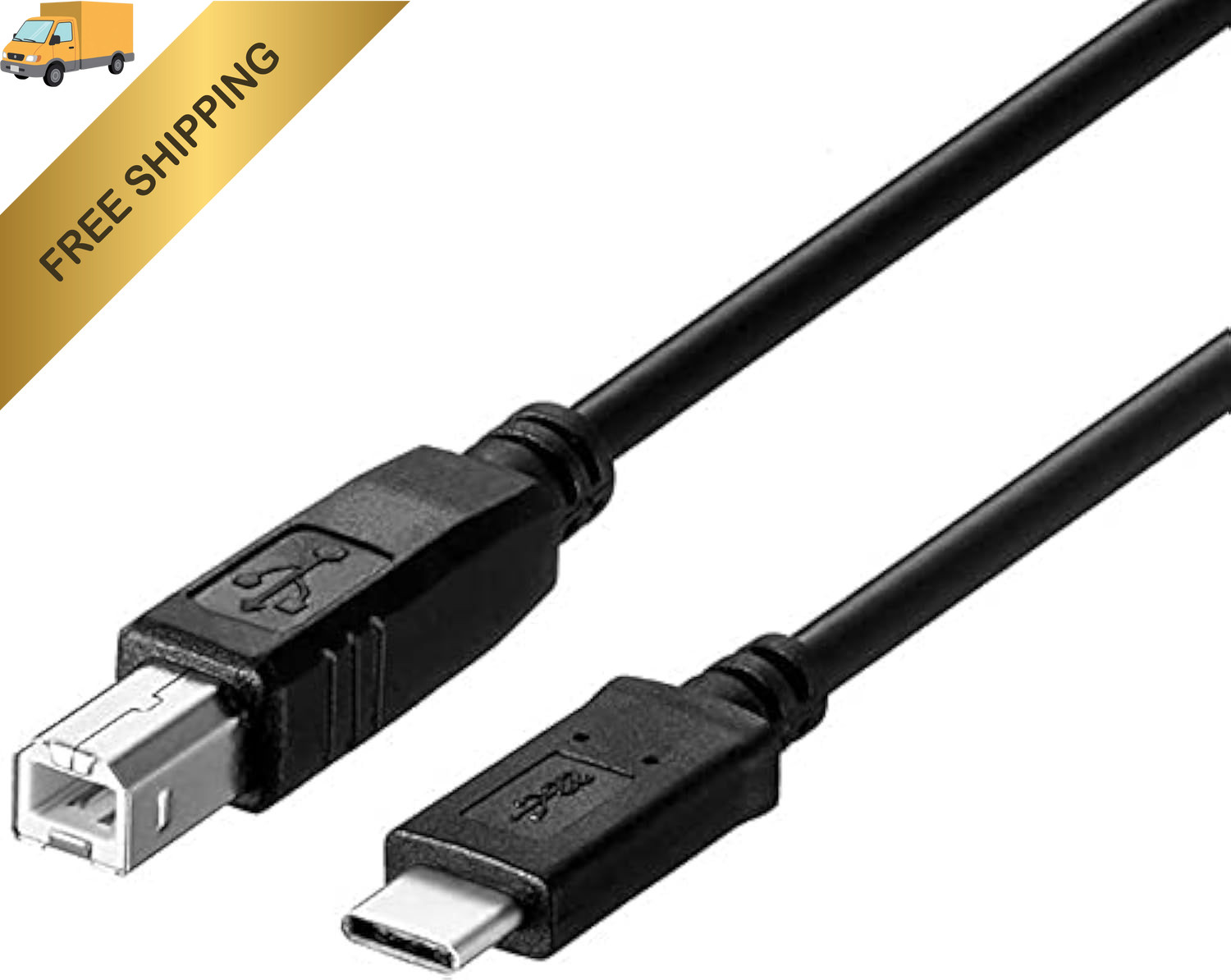 Storel USB C to Printer Cable Compatible with iPad Air,MacBook 6.6 feet 