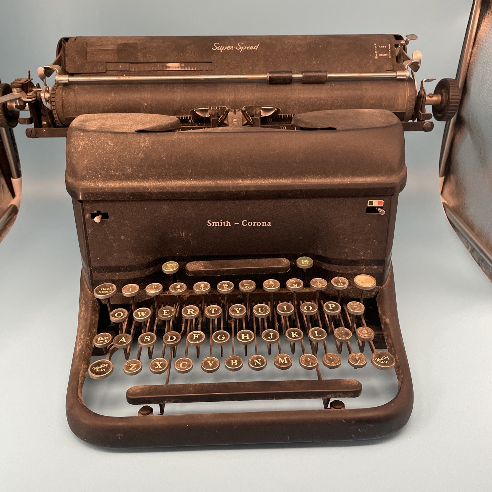 Antique L C Smith & Corona Typewriter Super Speed 1930s Black