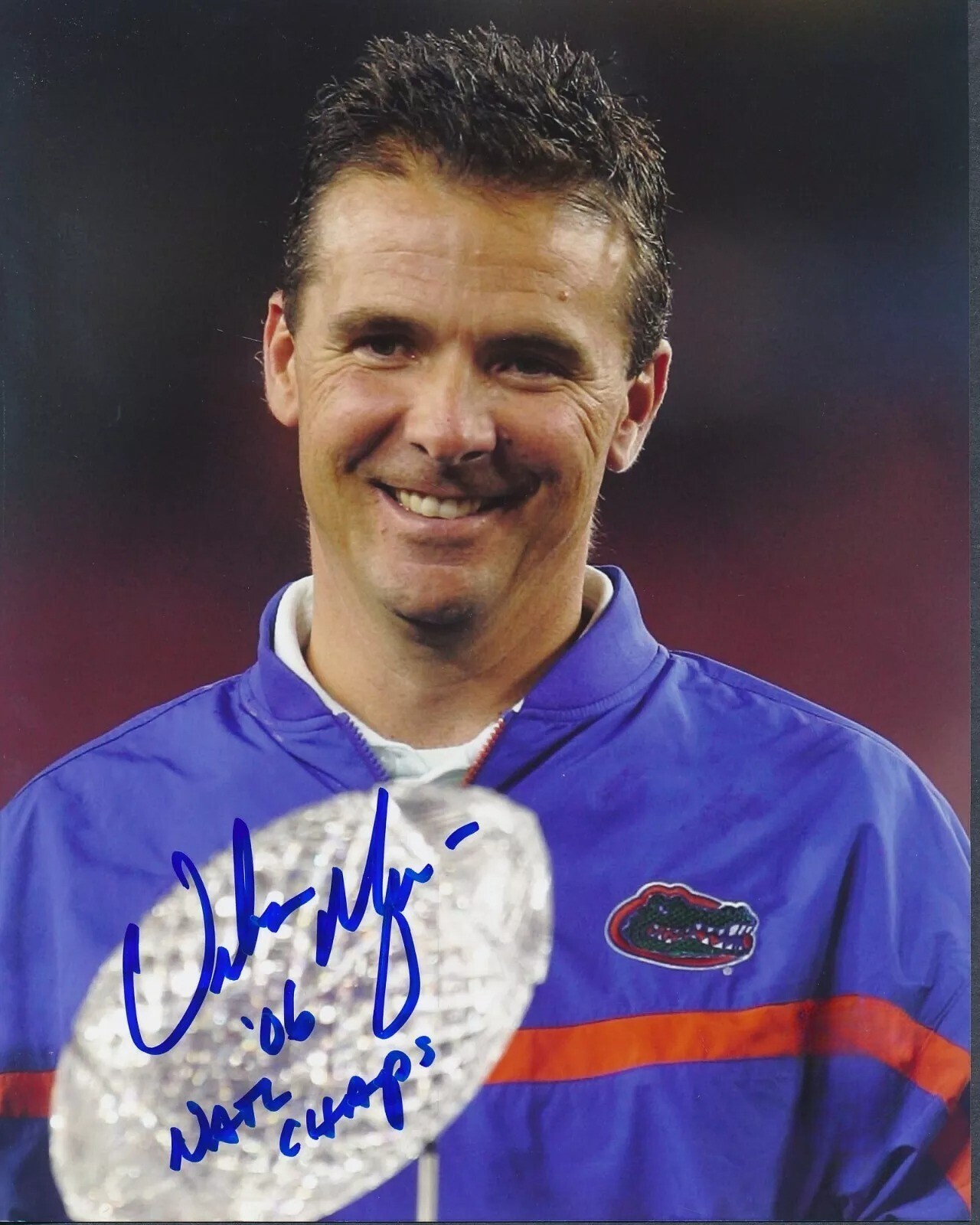 Urban Meyer Florida  2006 Champs Signed 8x10 autographed photo *REPRINT*