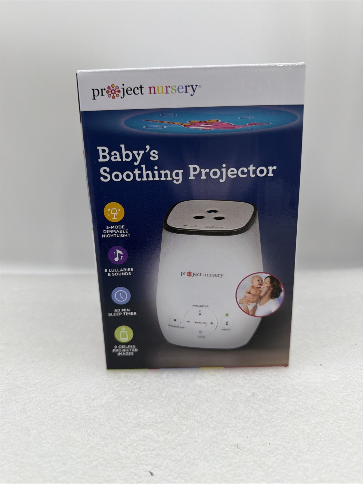 Project Nursey Babys Soothing Projector New!