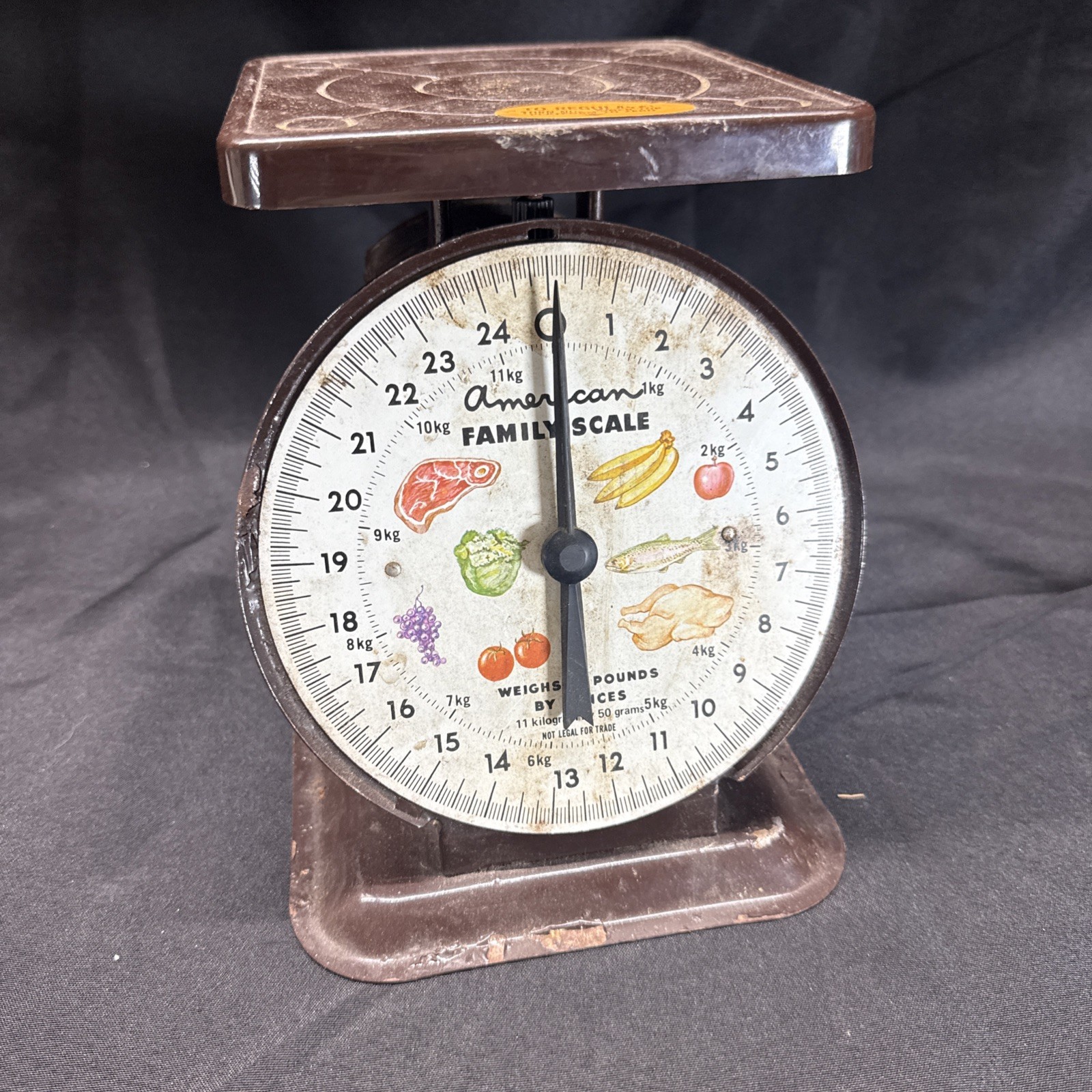 Vintage Brown American Family Scale Kitchen - Farmhouse Cool Retro