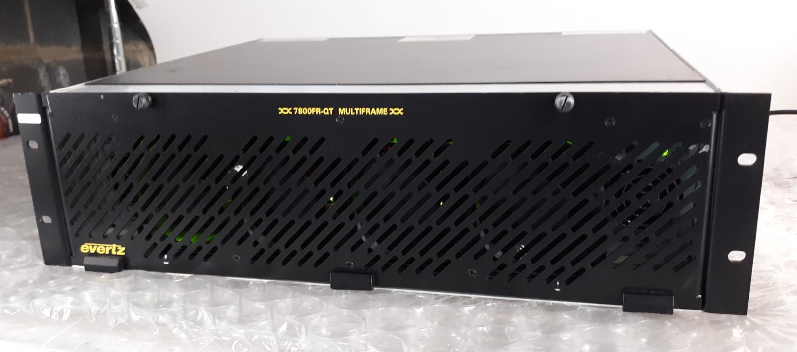 Evertz 7800FR-QT MultiFrame w/ 7x 7815VPDA-3G-F-2 + 1x 7700FC + 7x BP *TESTED*