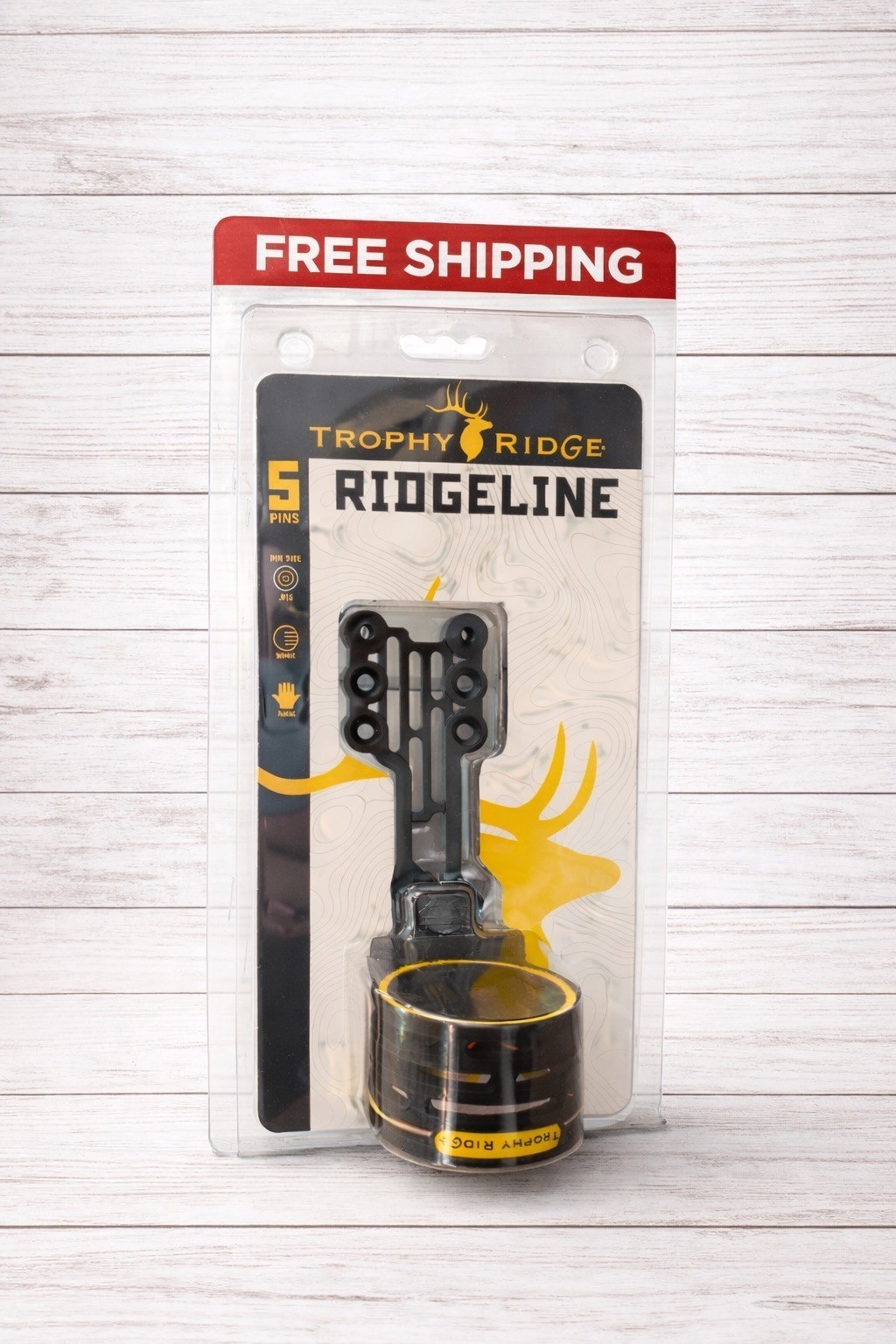 TROPHY RIDGE Ridgeline RH/LH .019 Black 5 Pin Archery Bow Sight - NEW!