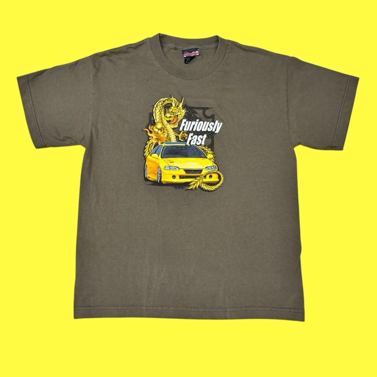 Y2K Vintage Street Racer Graphics Tshirt Youth XL