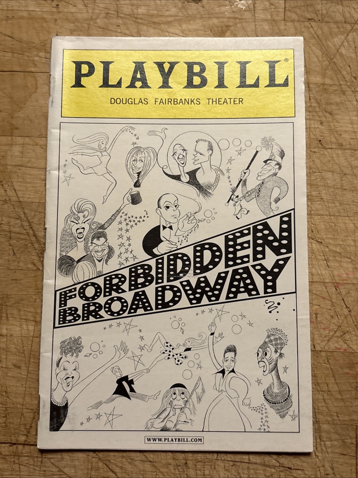 FORBIDDEN BROADWAY May 2004 Playbill GLENN GORDON David Benoit DONNA ENGLiSH +!