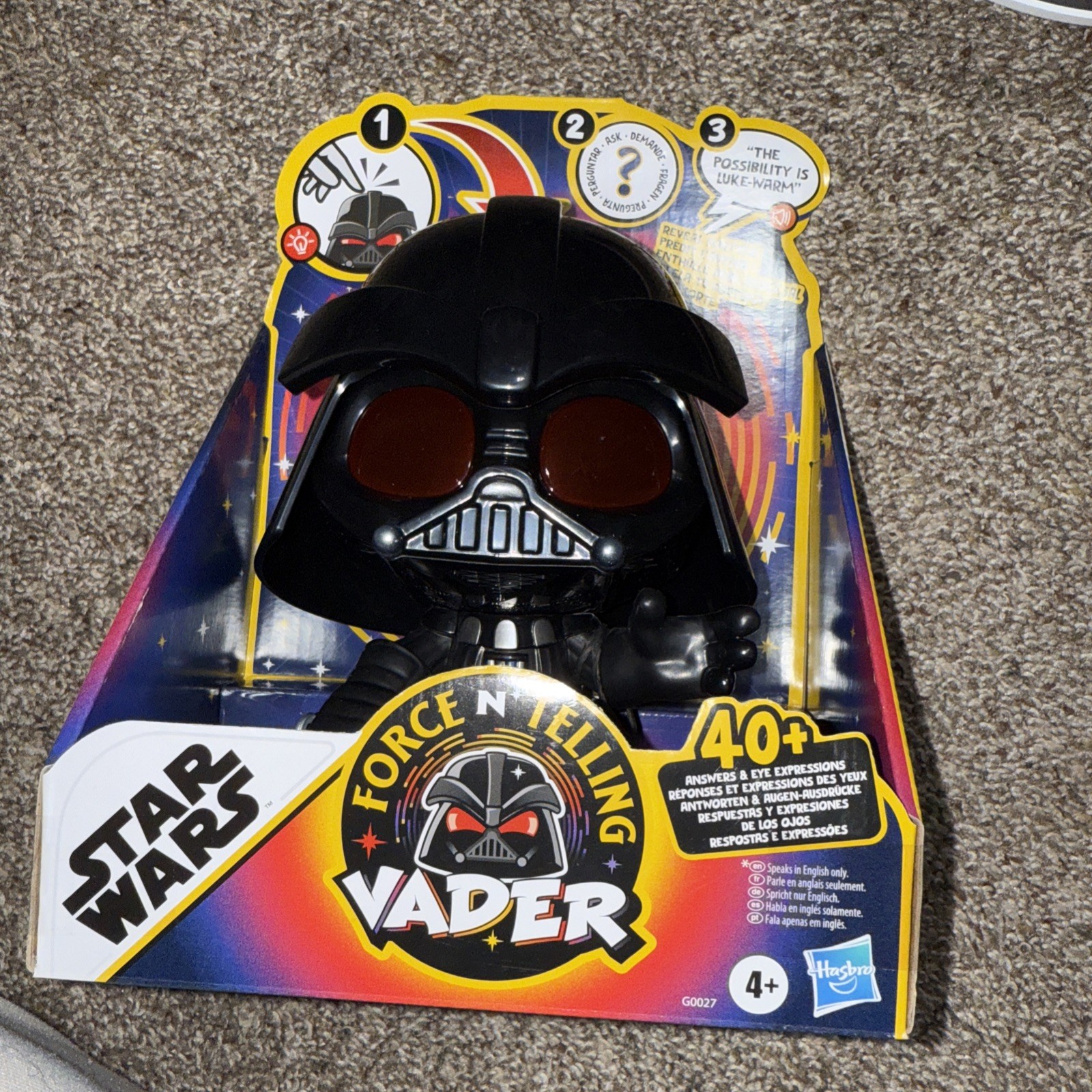 Star Wars Force N' Telling Padre de Hasbro. Forcé New Sealed Box