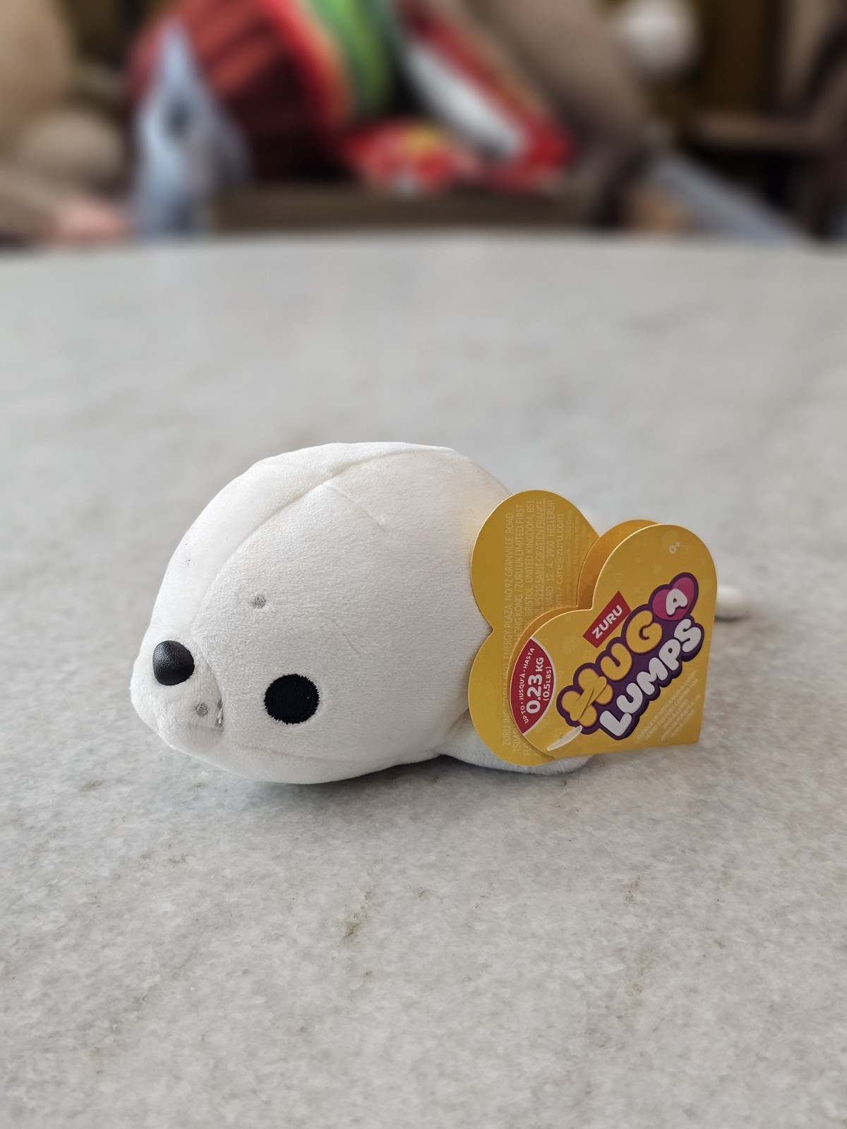 Hug-A-Lumps Sandy 7-Inch Weighted Small Plush [Seal] Brand New With Tags