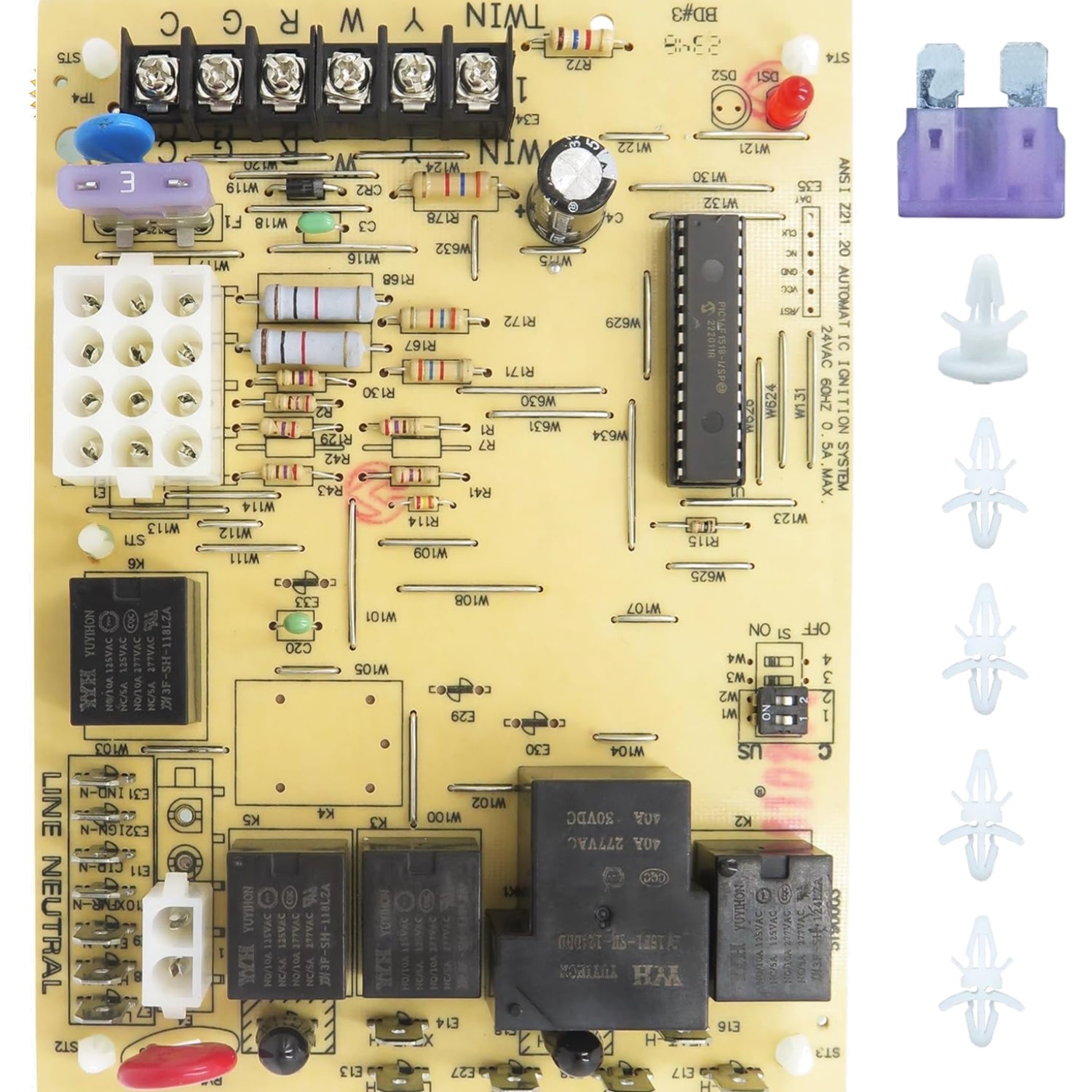 Furnace Control Circuit Board Replacement for PCBBF112 PCBBF123 PCBBF123S PCB...