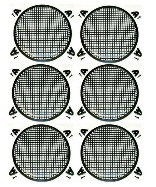6 Cerwin Vega CRDJS15 15" Subwoofer Speaker Metal Mesh Cover Waffle Speaker