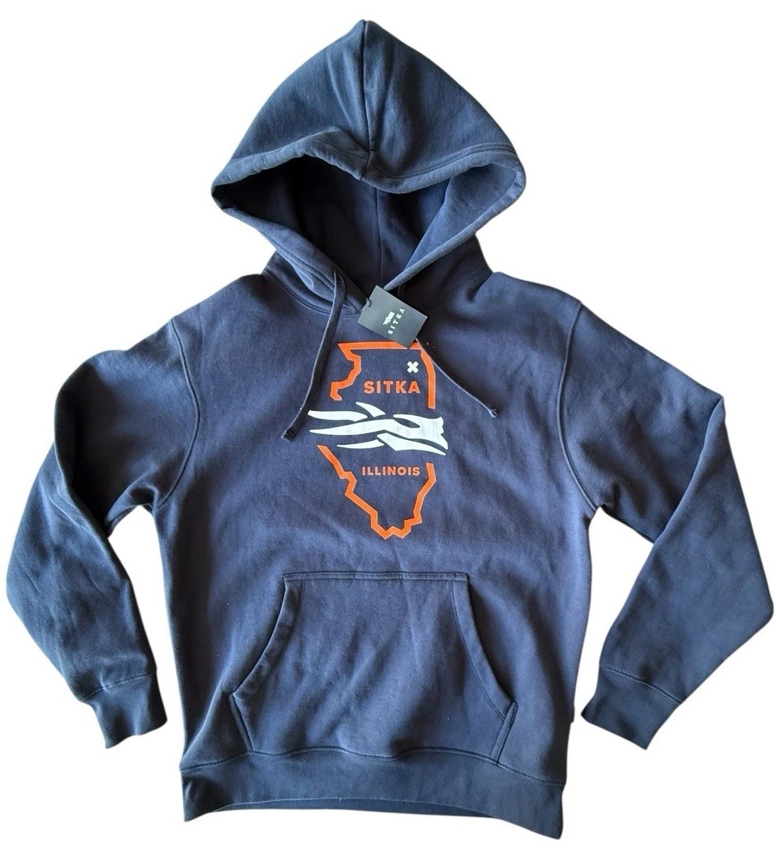 Sitka Gear Chicago Icon Hoodie Sz Medium Illinois Unisex NEW