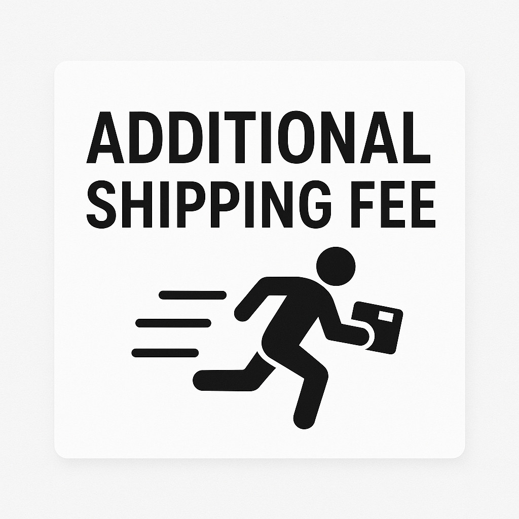 Additional Shipping Cost $65