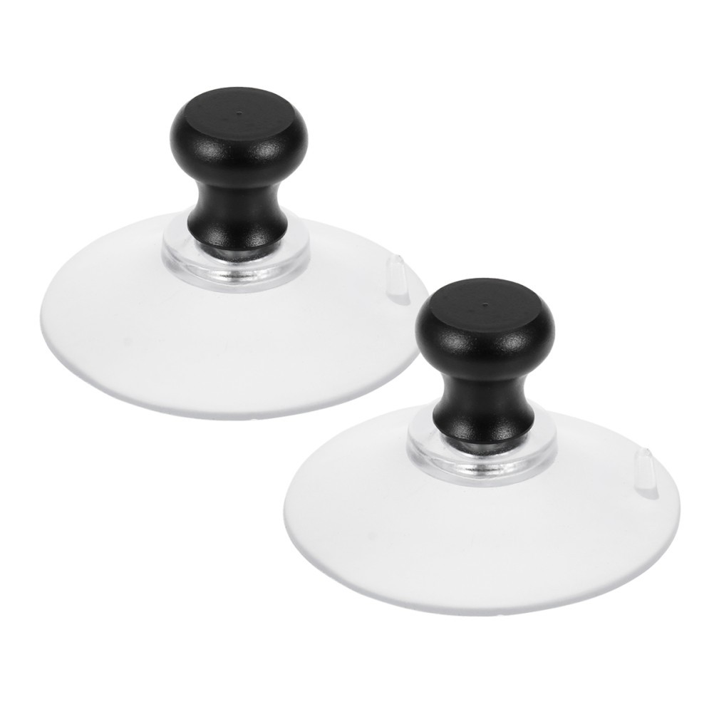 2pcs Black Phone Screen Disassemble Suction Cup Aluminum Head 4.2mm