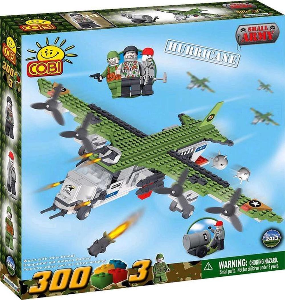 Small Army - 300 Piece Aircraft Hurricane Construction Set - COBI