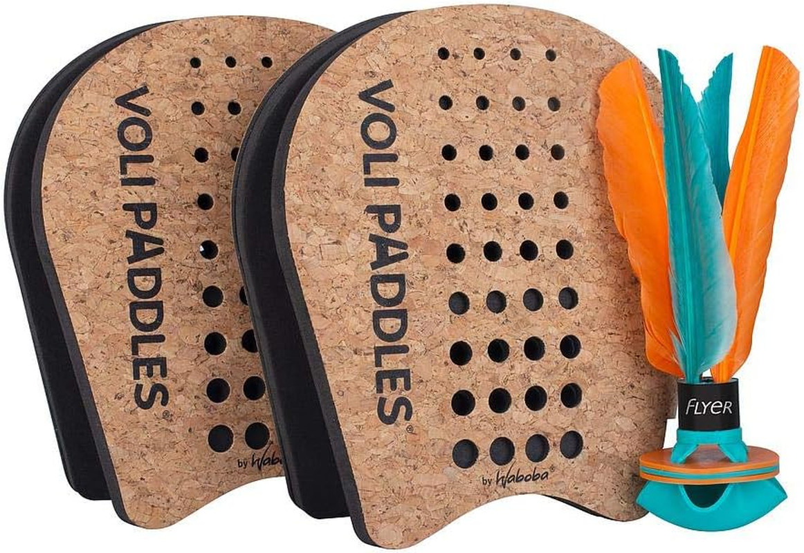 VOLI Paddle Game - Rethink Your Outdoor Game – Backyard Set Includes: 2 Wearable