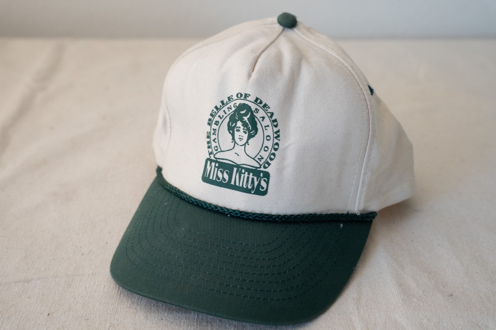 Rare Miss Kitty's The Belle of Deadwood Gambling Saloon Structured Baseball Cap