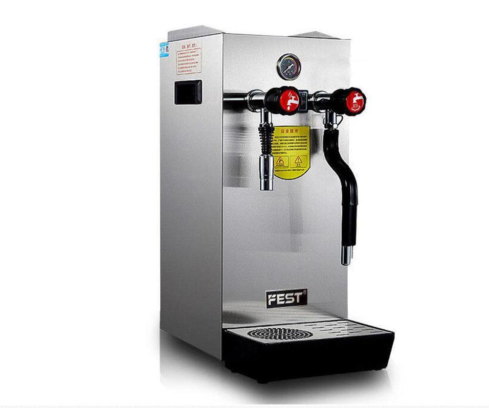 220V Fully Automatic Milk Frother Commercial Steam Water Milkshake Foam Machine