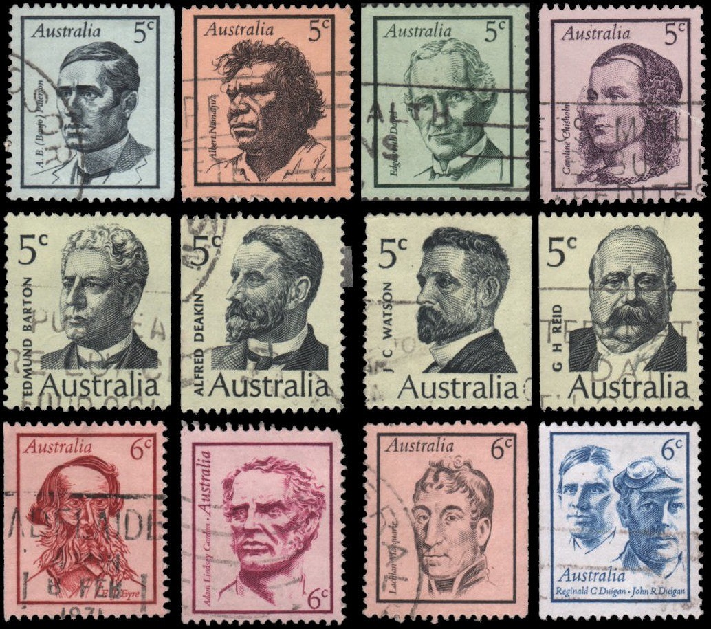 Australia #446-459 Used