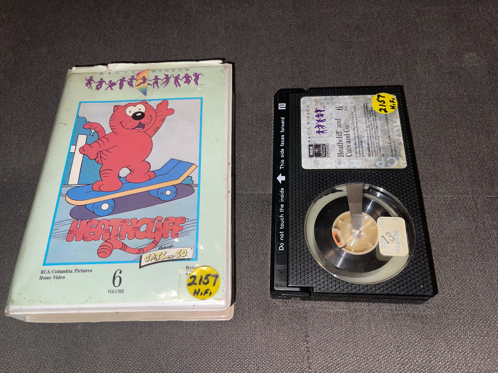BETA MAX  Heathcliff and Cats and Co. Vol 6 1985 (not VHS)