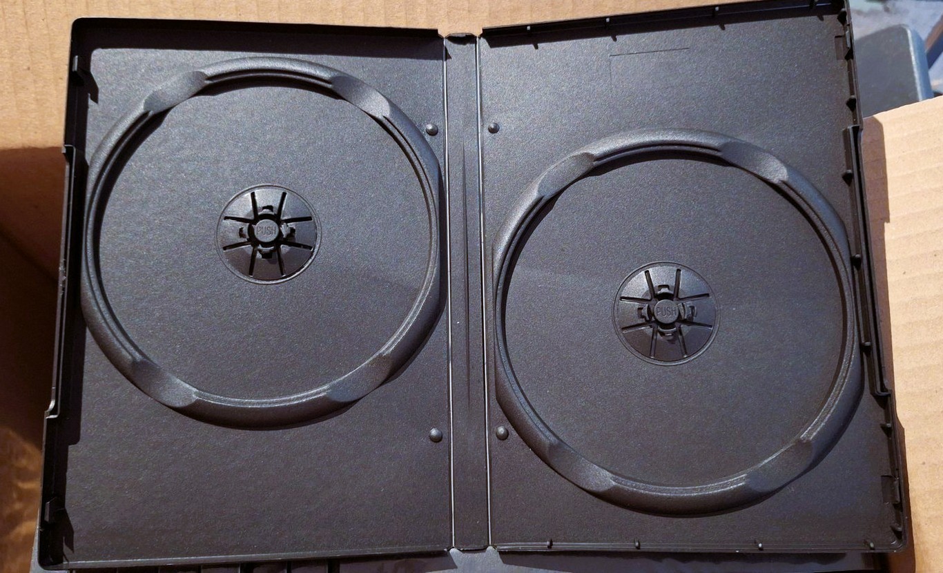 Lot of 25 Double DVD Cases – Used but Great Shape