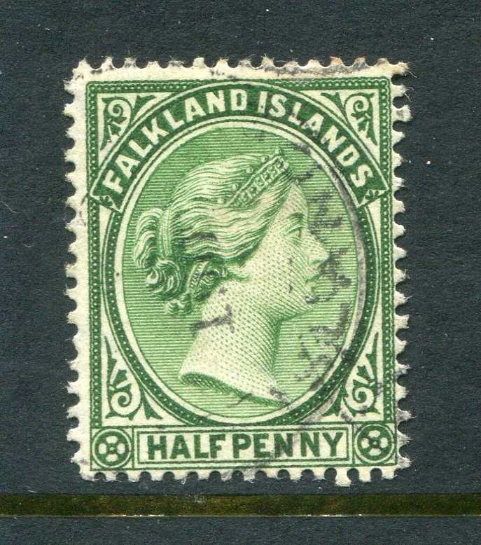 Falkland Islands #9 Victoria 1/2 P. [Used]