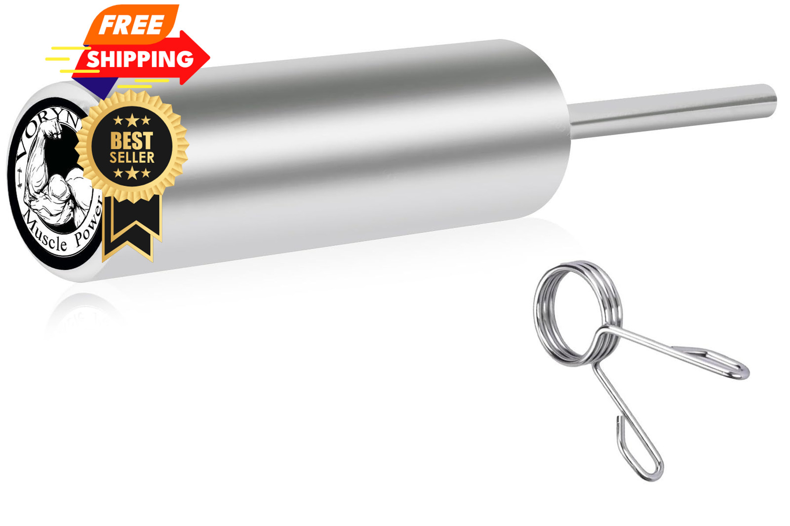 Vorynne Weight Stack Pin Extender for Gym Cable Machine & Home Gym, 10mm×6‘’ 