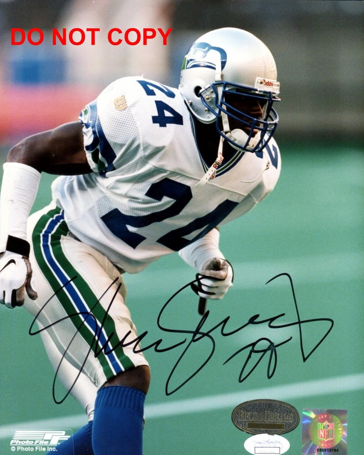 Ron Springs SEATTLE SEAHAWKS Signed Autographed REPRINT 8x10 Photo RP