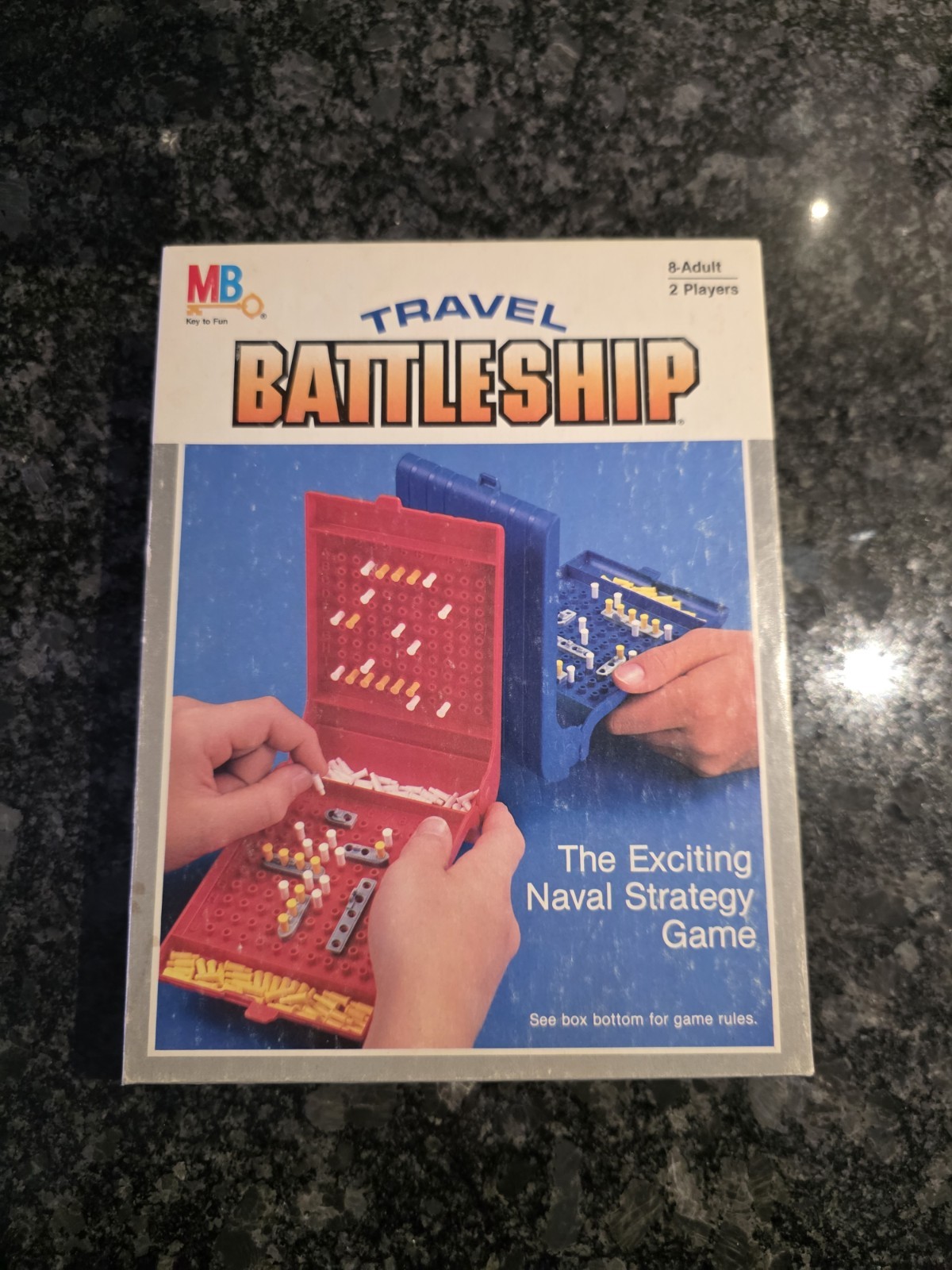 Travel Battleship Board Game Milton Bradley 1984