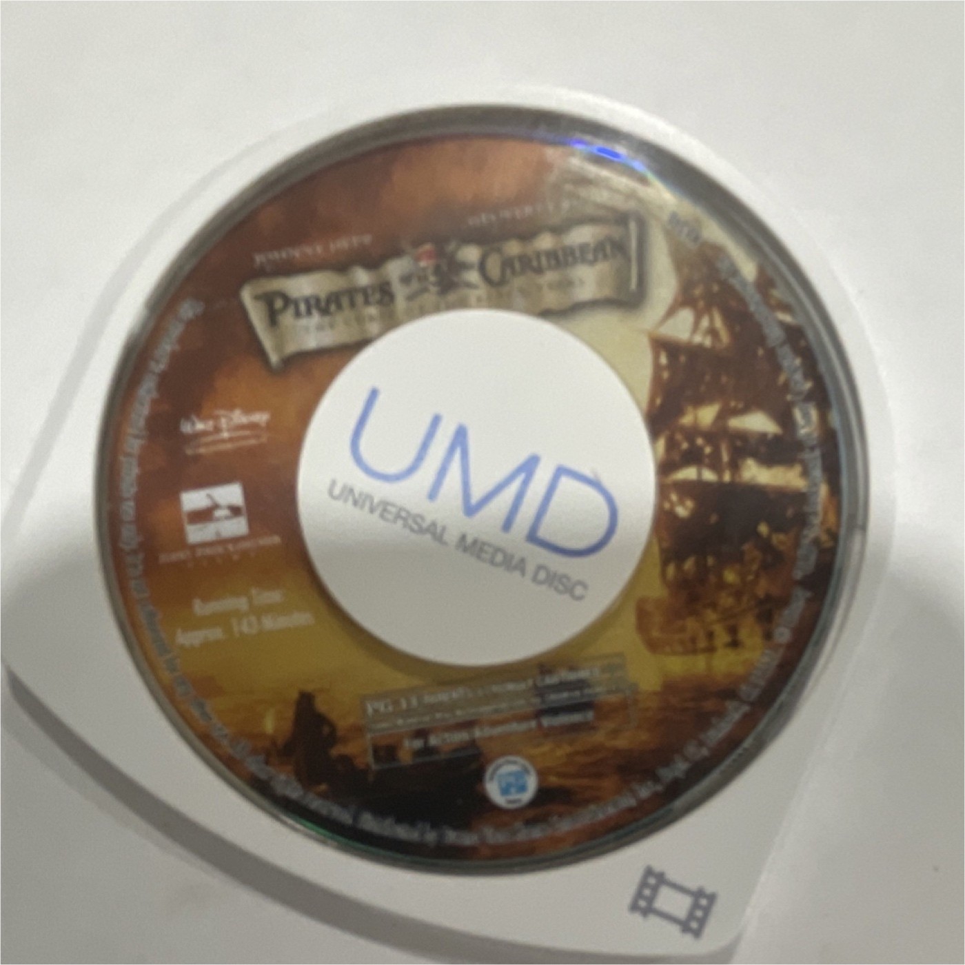 Pirates of the Caribbean: The Curse of the Black Pearl UMD Movie Disc Sony PSP …