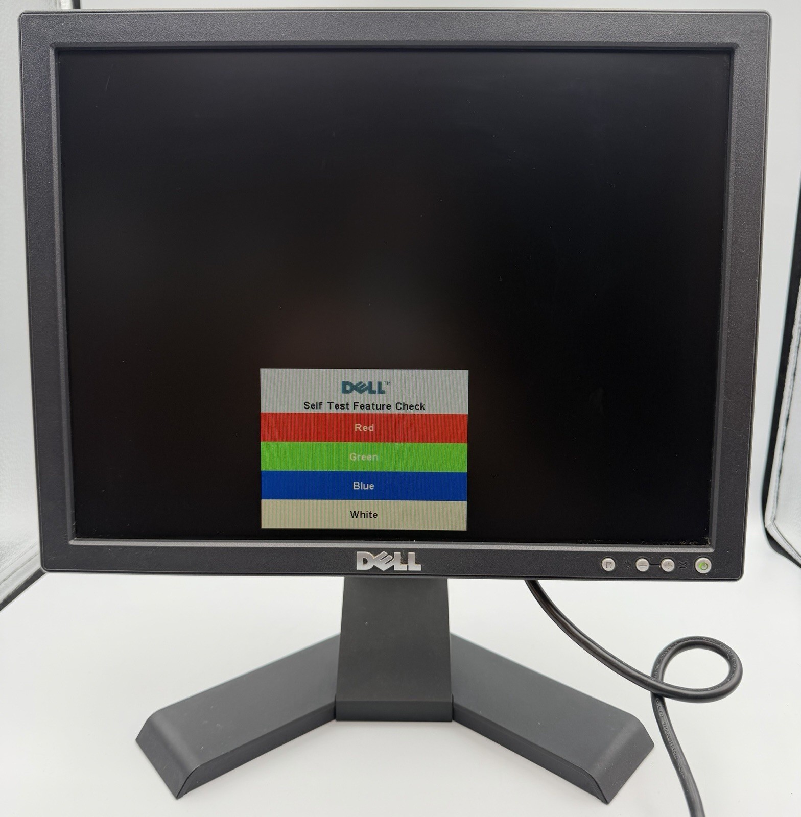 Dell E156FPF 15" LCD Monitor w/ Stand A+ TESTED WORKS With Power Cord + VGA