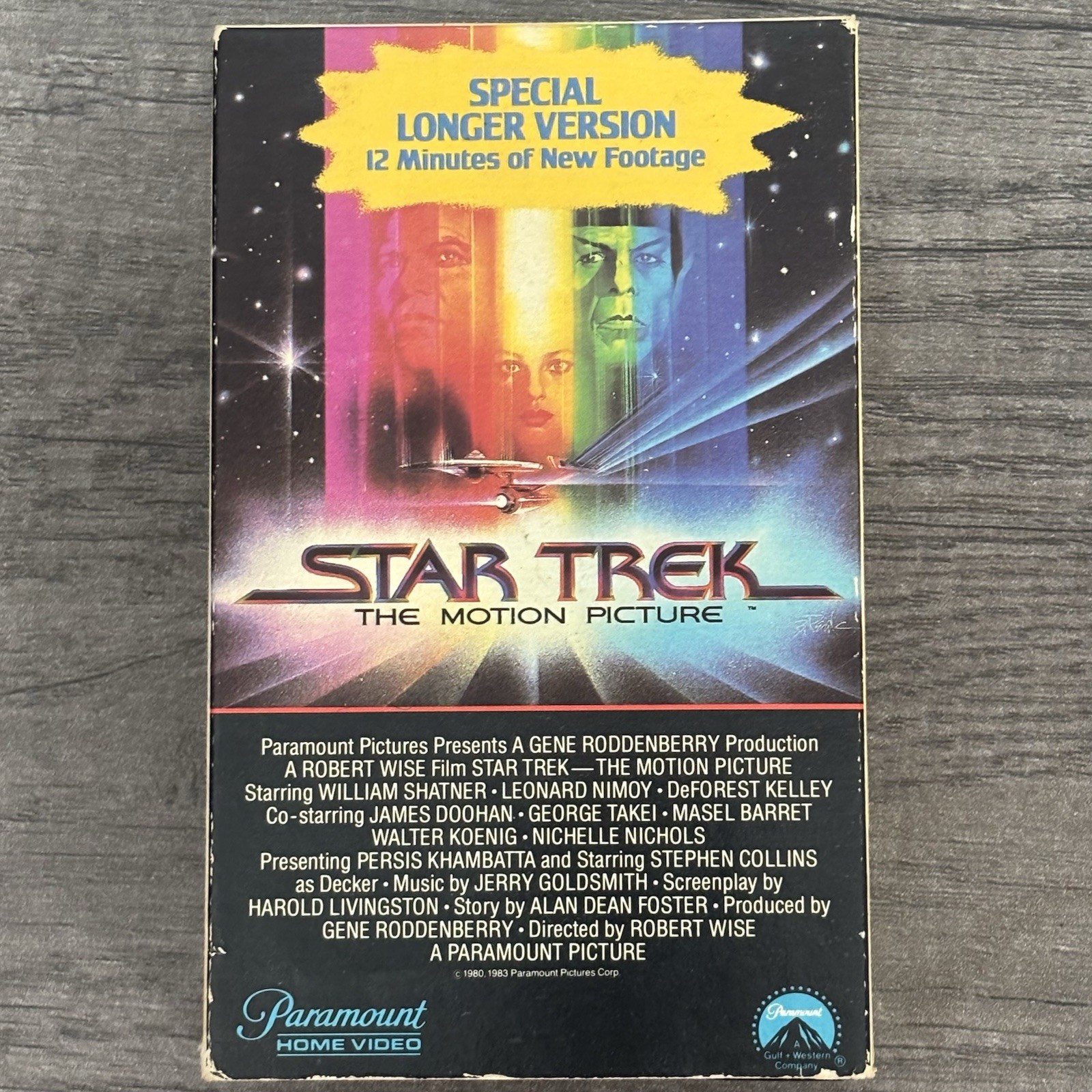STAR TREK The Motion Picture (1979) Sealed Betamax Special Longer Version Sci Fi