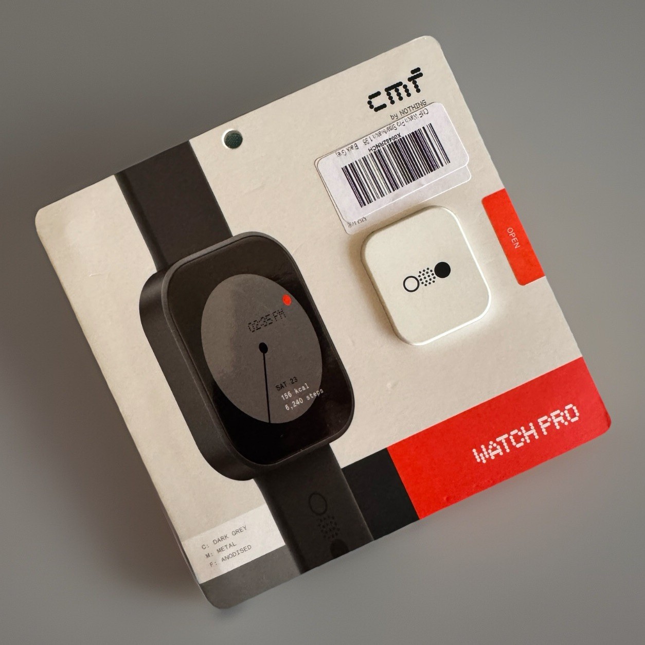 CMF by Nothing Watch Pro Smartwatch 2-Week Battery GPS 1.96' Screen Dark Gray