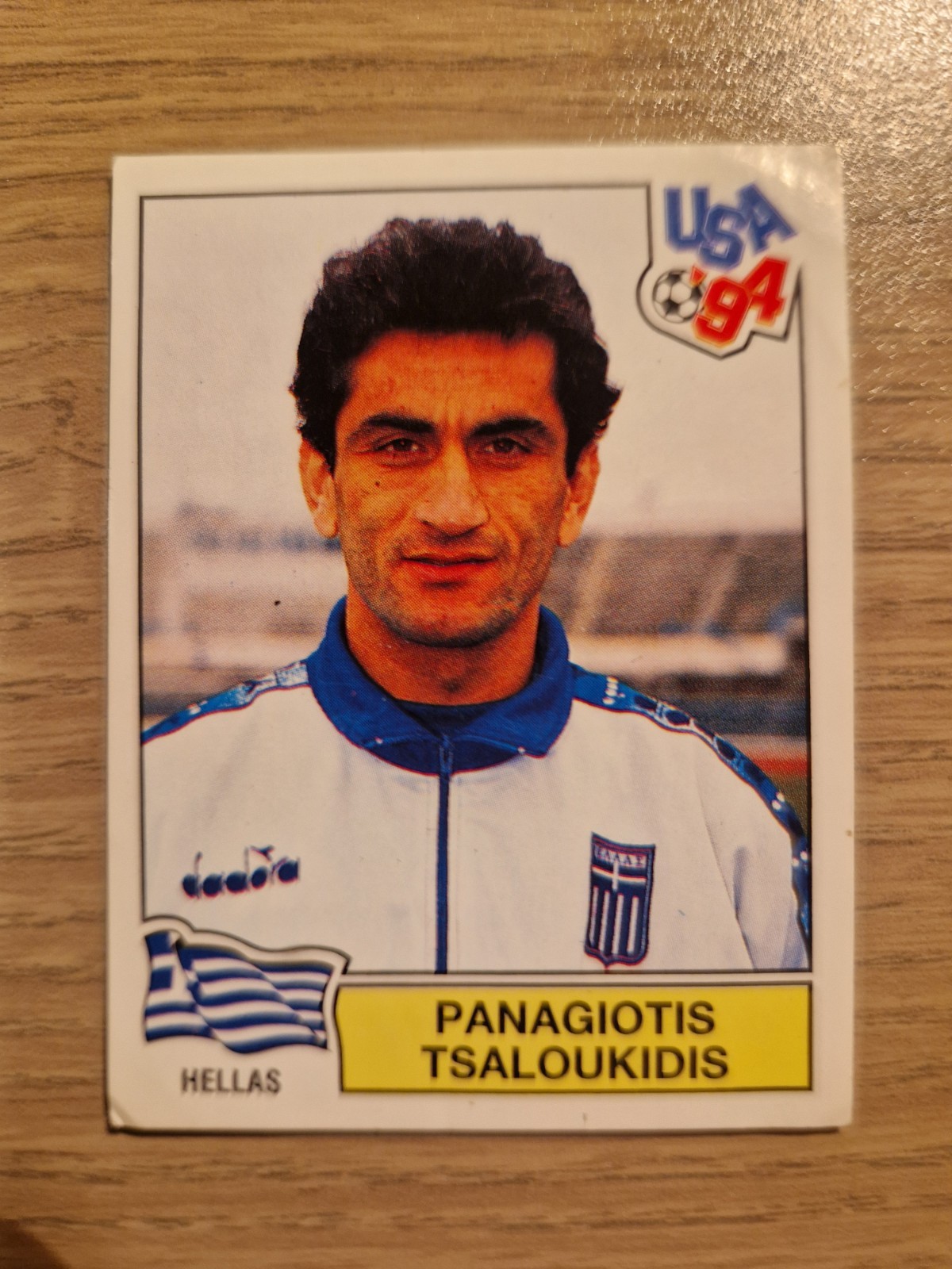 Panini World Cup 1994 USA Sticker No. 232 Panagiotis Tsaloukidis Greece